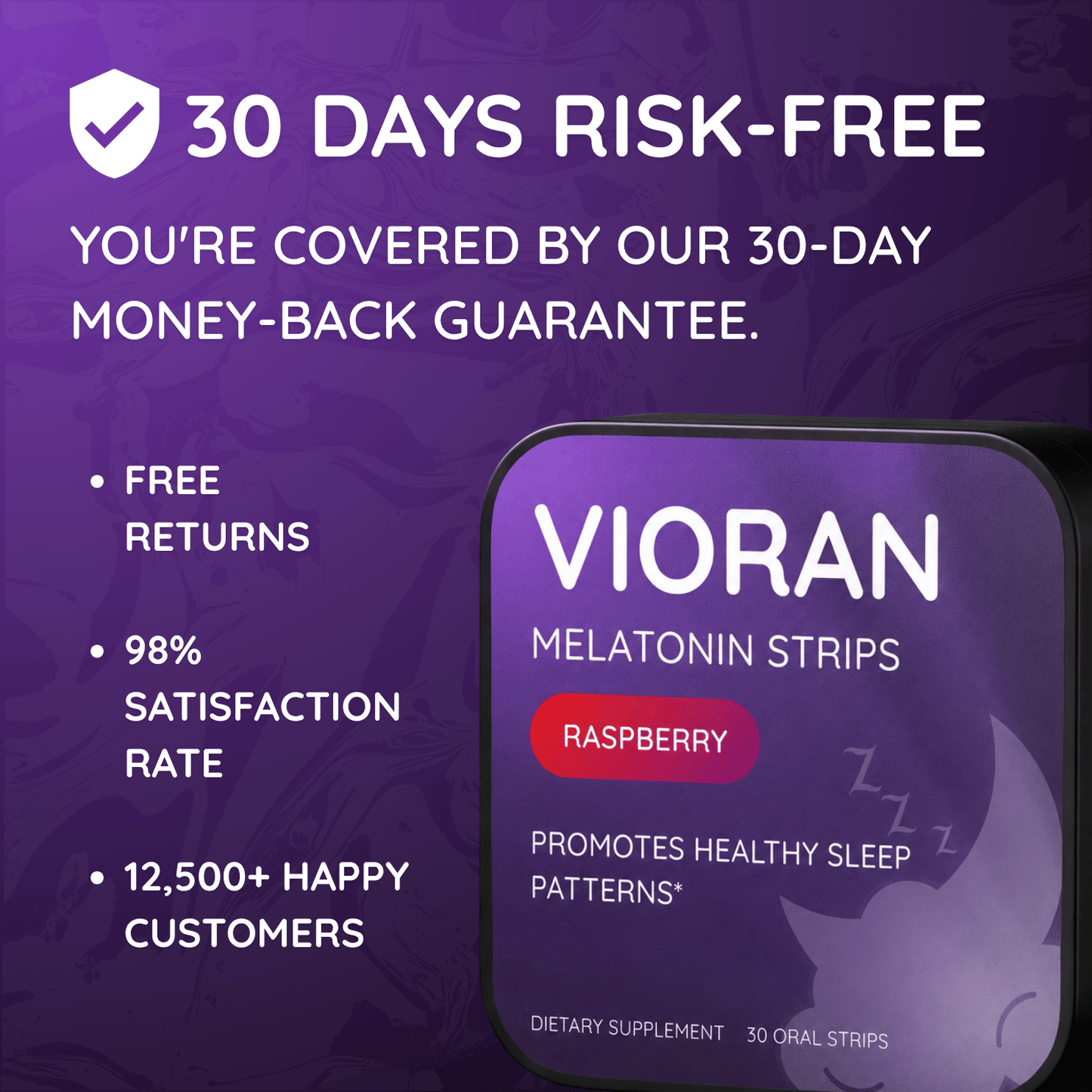 VIORAN™ Melatonin Sleep Support Strips