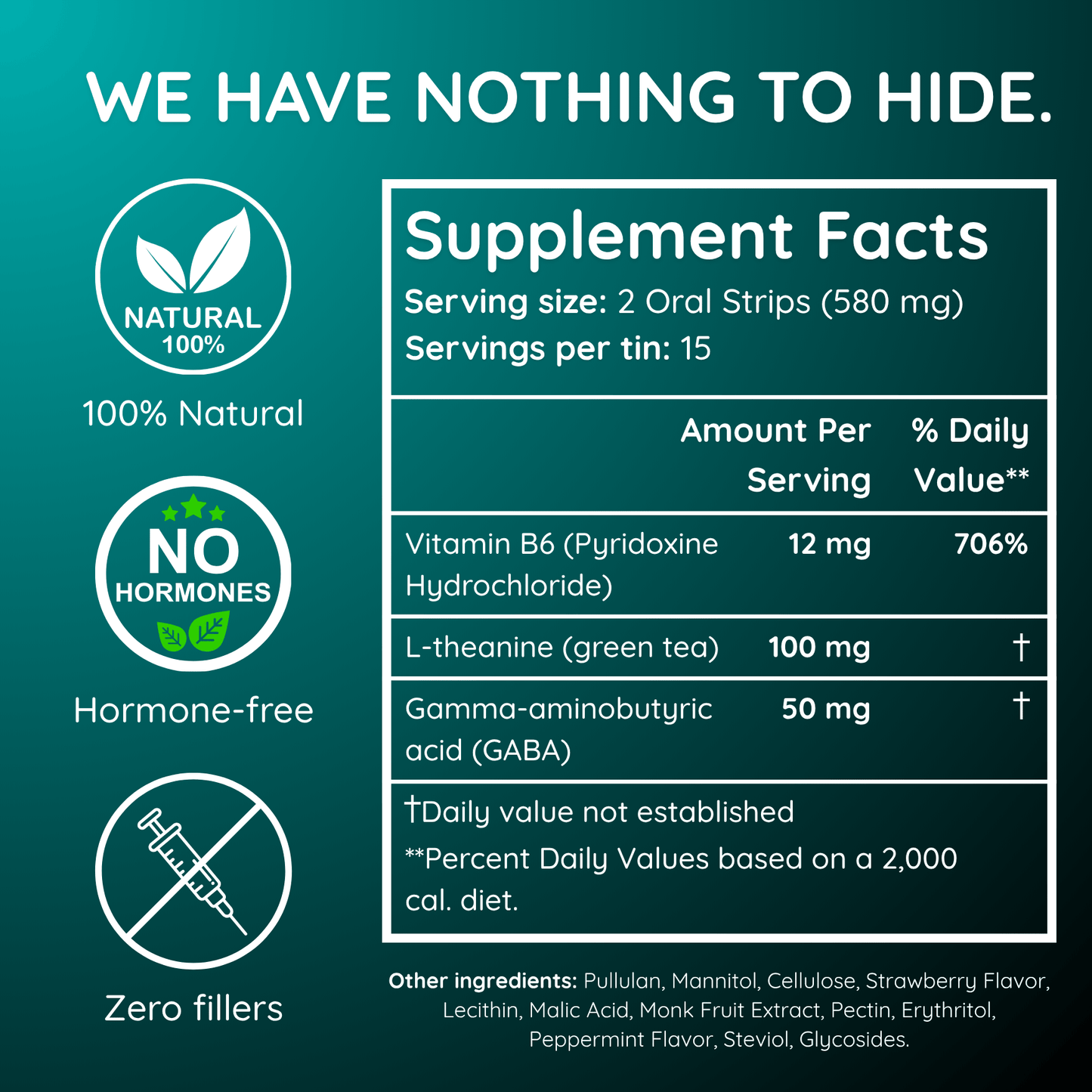 VIORAN™ L-theanine & GABA Strips